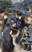 Pierre-Auguste Renoir the  umbrellas USA oil painting artist